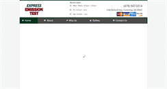 Desktop Screenshot of expressemissiontest.com