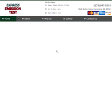 Tablet Screenshot of expressemissiontest.com